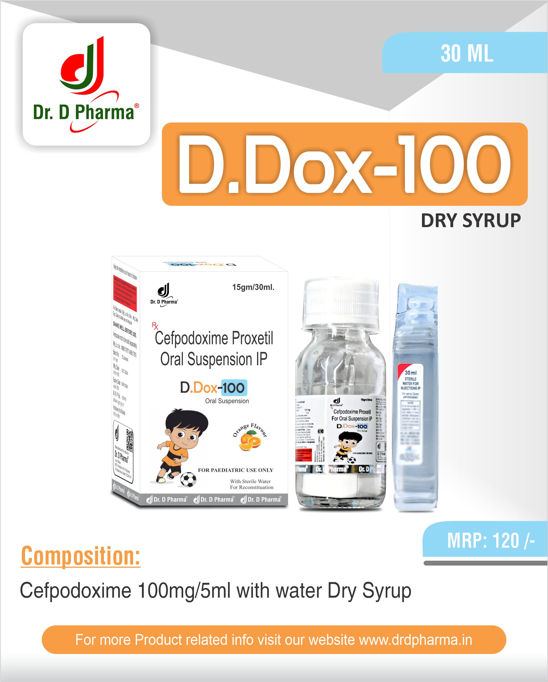 DDOX 100 DRY SYRUP